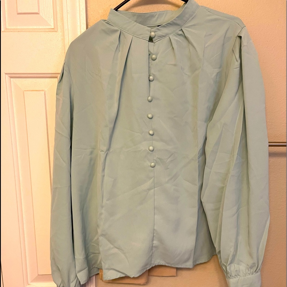 Light blue super cute blouse